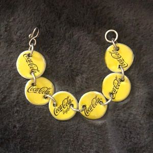 Homemade Coca-Cola bracelet
